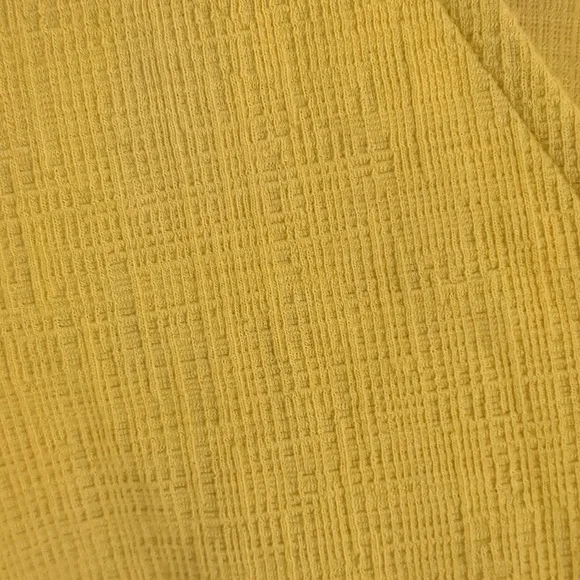 J. Crew Golden Yellow Top, Tie Bottom, Size XS - Picture 2 of 5